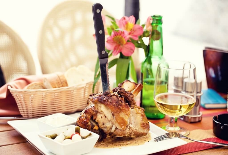 czech republic prague pork knuckle czech food